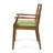 Perla Dining Chair,2Pcs With 2 Green Cushions,For Backyard, Poolside, Garden-176990390-176990391