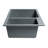 33.88'' L Double Bowl Granite Kitchen Sink-127889616