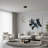 Contemporary Novelty Circular LED Chandelier