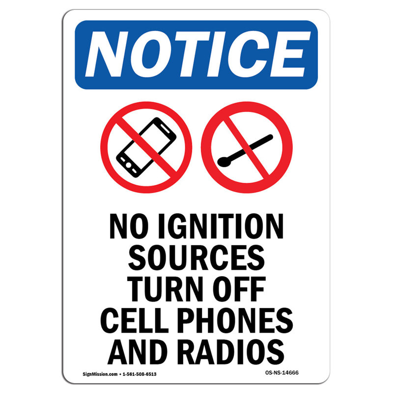 No Ignition Sources Sign
