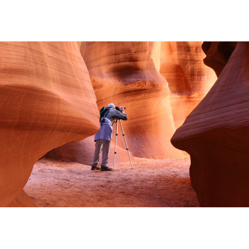 A Landscape Photographer by Urosr - Wrapped Canvas Print, 61cm H x 91cm W