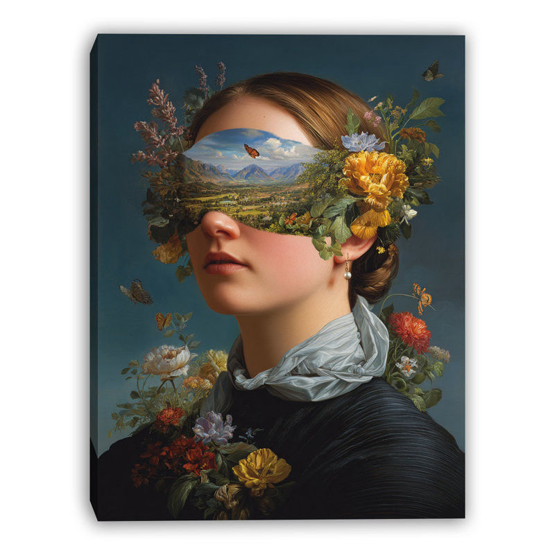 «Vision of the Valley», art mural sur toile tendue, H 48 po x l 36 po x P 1,5 po