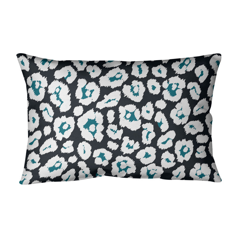 Housse de coussin de football rectangulaire Jacksonville, Polyester filé, Noir