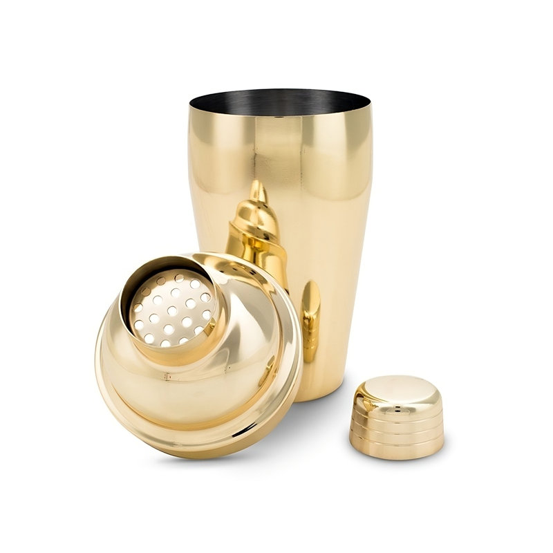 New York Shaker (550 ml), Plaqué or