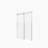 56"60"W X 72"H Frameless Shower Door, Sliding Shower Door, With Premium 5/16"(8Mm) Thick Tempered Glass Shower Enclosure ,Double Side Easy Clean Coat,Chrome Finished With Buffer