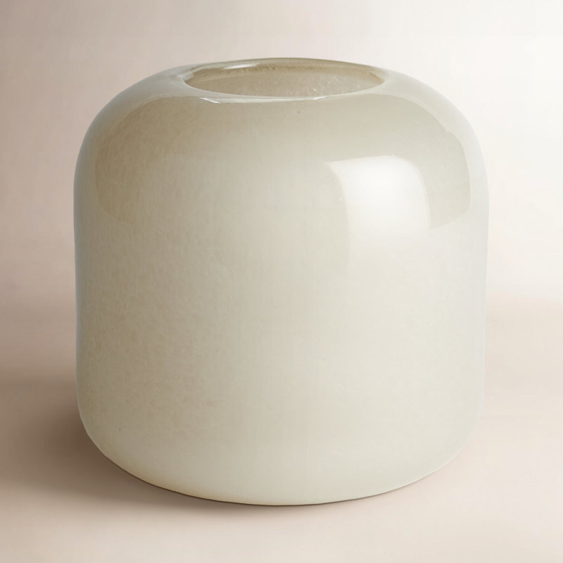Melora Handmade Glass Table Vase, 8" H x 8" W x 8" D