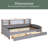 Twin Size Upholstered Platform Bed With Storage And Drawers-764467794