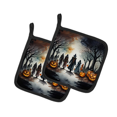 Vampires Spooky Halloween - paire de poignées