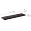 Moa Teak Floating Shelf-78224093
