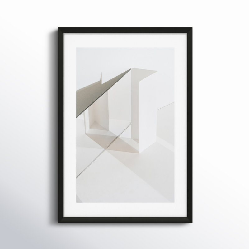SV02507_Clean Slate As An Object 5 By Svetlana Smirnova - Framed Wall Art, Black Framed, 25" H x 17.5" W x 1.25" D
