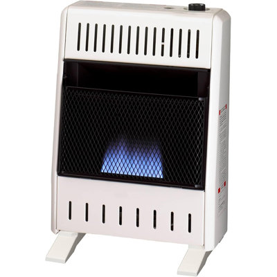 ProCom Heating Natural Gas Ventless Blue Flame Heater With Base Feet - 10,000 BTU, Manual Control - Model# MN100HBA-B