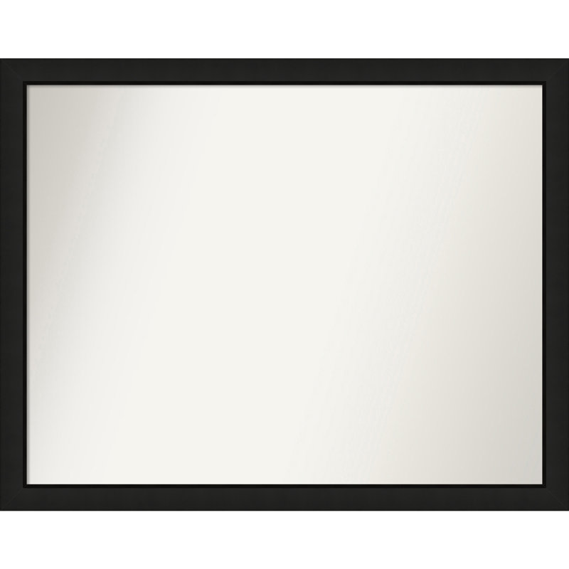 Phil Solid Wood Wall Mirror, Rectangle, 31.25" x 39.25"