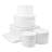 Vinyl Dinnerware Storage Set with Felt Dividers Included