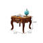 Table basse en bois massif de style européen