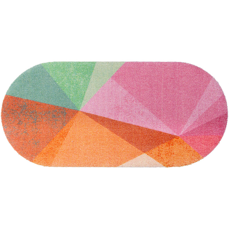 Thoran Non-Slip Doormat, Oval 70 x 150cm