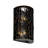 Estela 2-Light Wall Sconce - Matte Black/French Gold