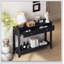Console avec tiroirs, table d'appoint en bois avec table de rangement étroite