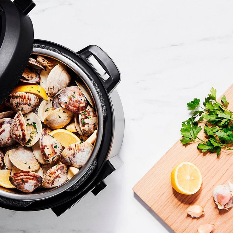 Chef Iq Multi-Functional Smart Pressure Cooker Rj40-6-Wifi, Pairs With App Via Wifi For Meals In An Instant, Built-In Scale & Auto Steam Release, 6 Qt (Refurbished)