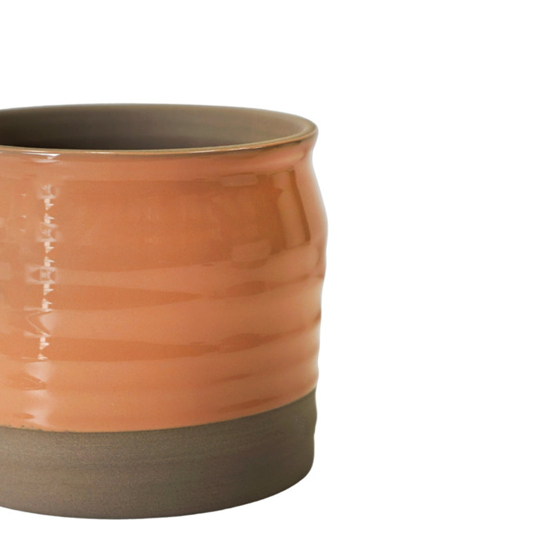 Puro Ceramic Cachepot, Peach