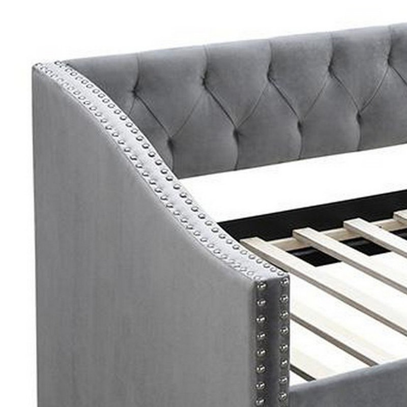 Upholstered Daybed, Gray