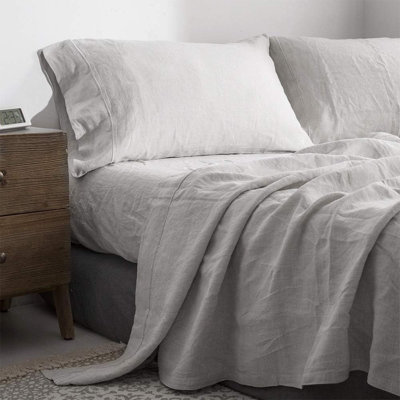 Ensemble de draps 100% lin pur