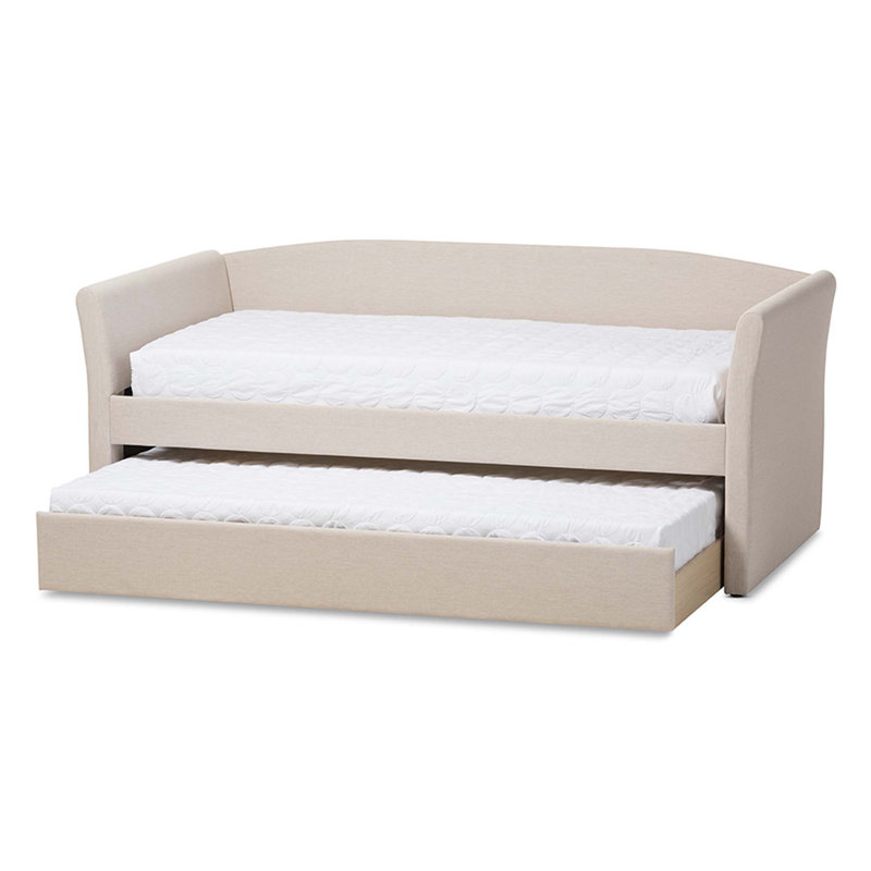 Angeles Upholstered Daybed, Beige