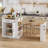 Extendable Island Console With Drawers