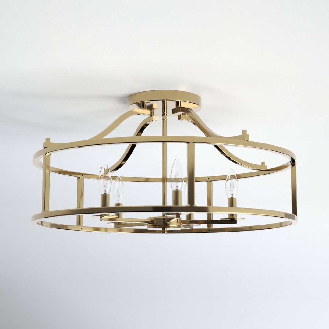 Maris 5-Light Ceiling Light In Satin Nickel Birch Lane™ Fixture