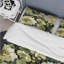 Ensemble de housse de couette beige et vert pivoines damassées Serenity I - Floral-647561017
