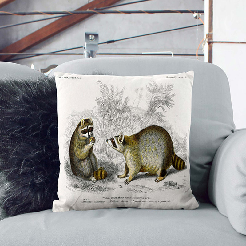 Square Throw Cushion, 40cm H x 40cm W x 15cm D
