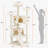 54'' Multi-Level Cat Tree Tower, Scratching Posts and Cat Condos