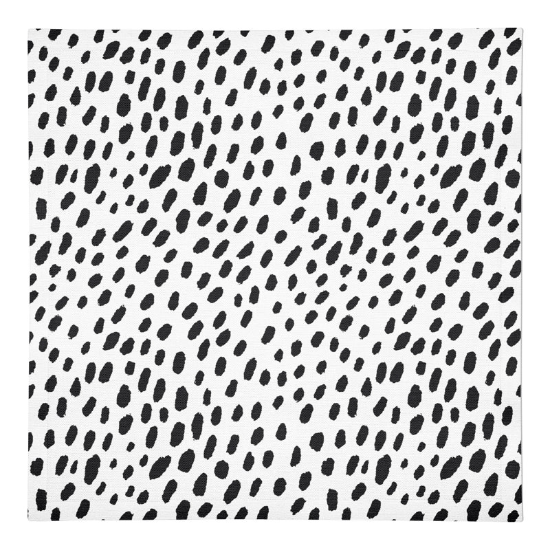 Cotton Twill Polka Dots Square Napkin