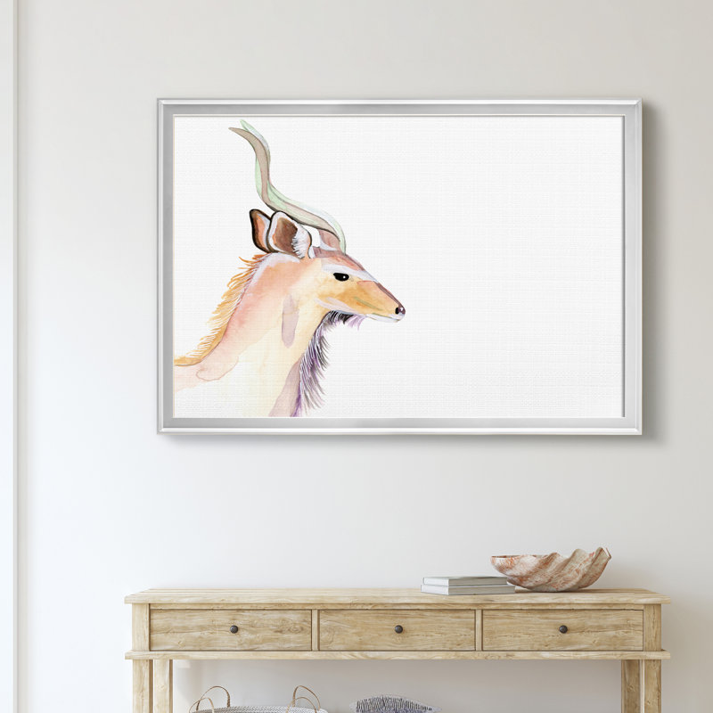 «Sunset Safari IX», impression sur toile encadrée, H 22,5 po x l 30,5 po x P 1,5 po, Argent