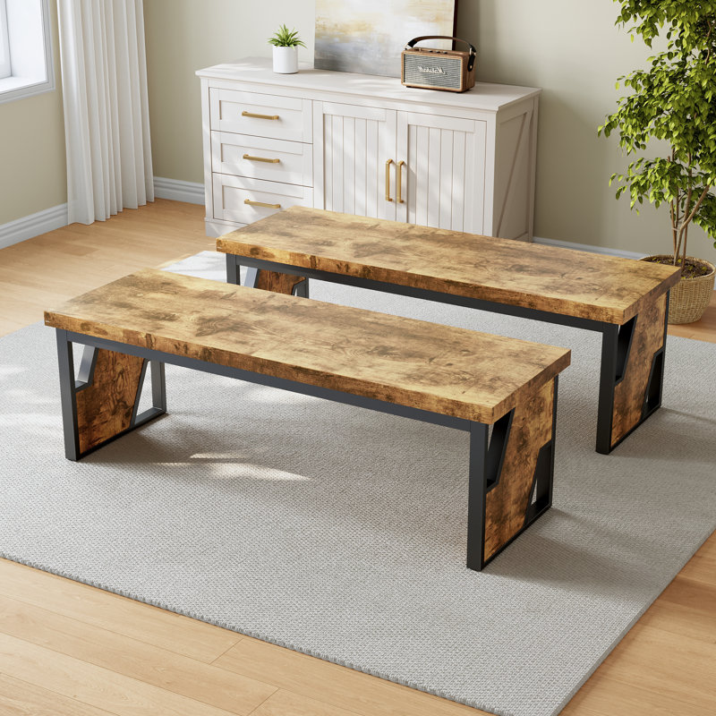 Banc de salle à manger, banc de table de cuisine intérieur Farmhouse, déco pour salle de séjour, couloir, chambre à coucher