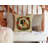 Christmas Flowers Frame Other/No Pattern Outdoor Throw Pillow-92587479-92587480