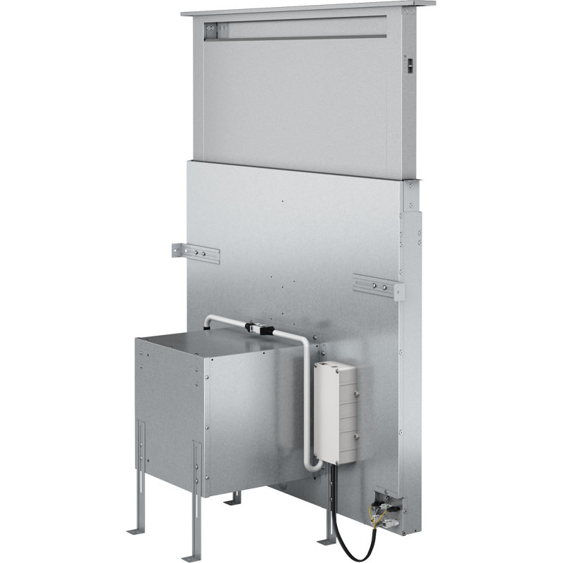 Zephyr Treviso 36 in. 600 CFM Telescopic Downdraft System with Single Blower in Stainless Steel