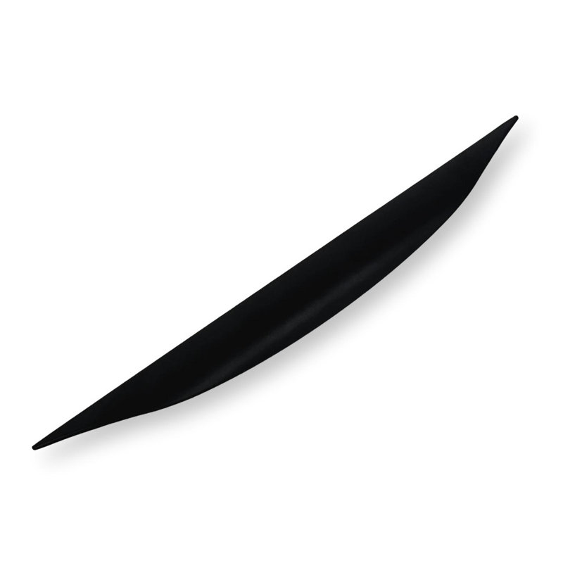 Luna Matte Black Finger Pull, 5"