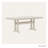 Nautical Trestle 38" x 73" Dining Table-50289546
