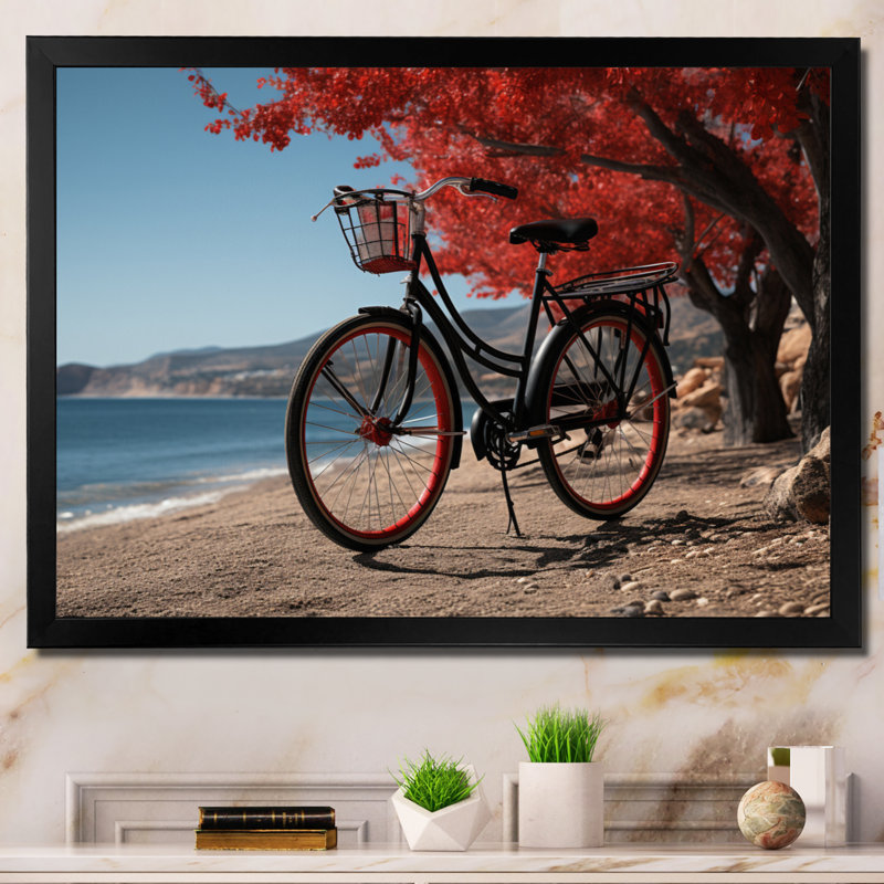 Vélo Silent Journey II, Cadre photo noir, H 16 po x l 32 po x P 1 po