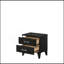 Table de chevet noire