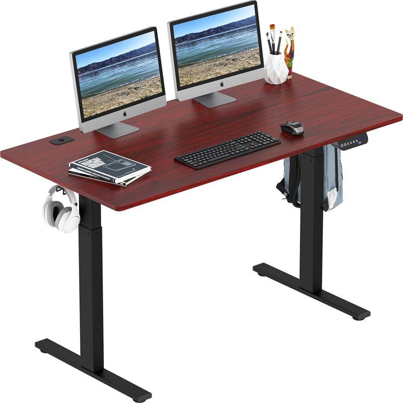 Bureau debout khannon, Cerisier, L 55 po x P 28 po