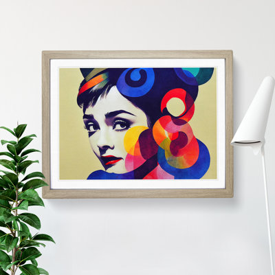 Colourful Woman Vol.3 Abstract - Framed Print