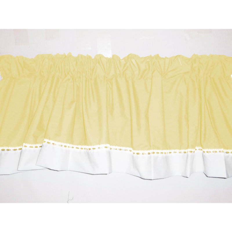 Cantonnière de fenêtre 72 "Colbie Regal, Jaune
