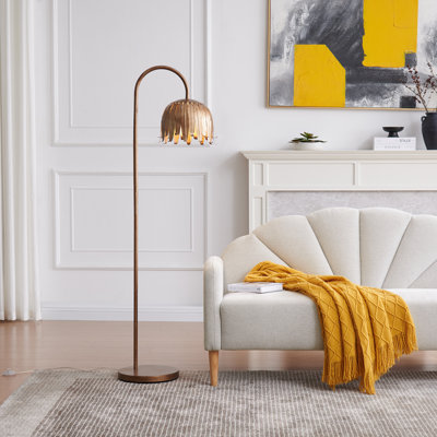 Lampe sur pied arquée 60 po Avdhésh