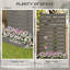 Lit de jardin surélevé avec treillis pour plantes grimpantes et vignes, gris-1347079672-1378515470