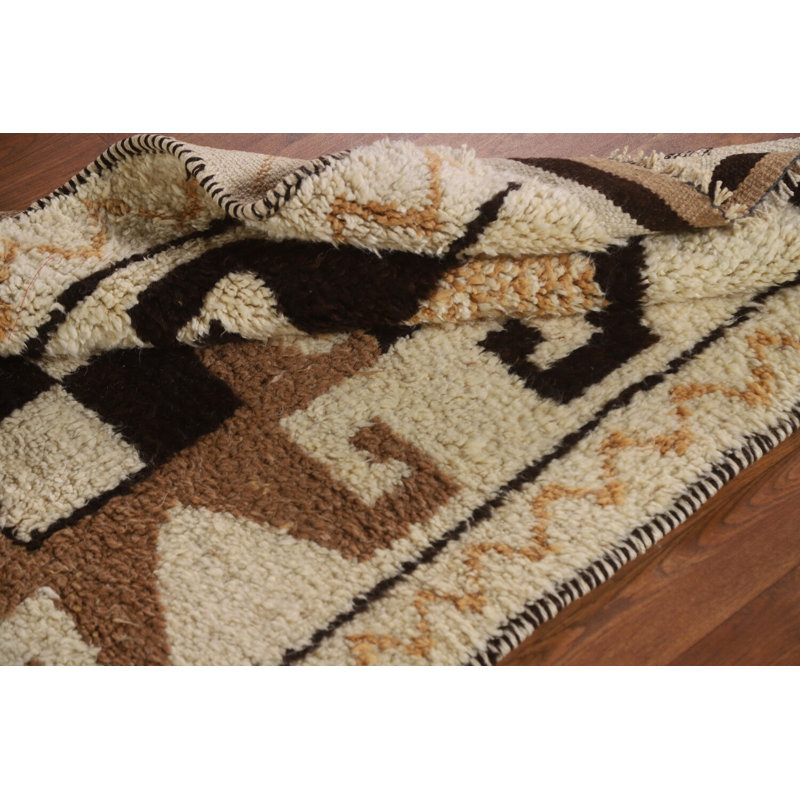 Tapis turc en laine à motif végétal 3 x 11
