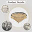 Lustre en cristal 32 po Enzie D