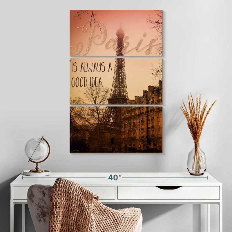 Tergel Paris Is Always A Good Idea, 32" H x 20" W