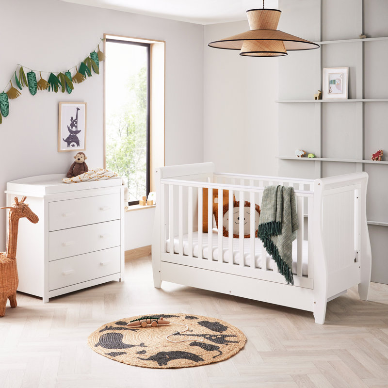 Stella 2-Piece Nursery Furniture Set, White