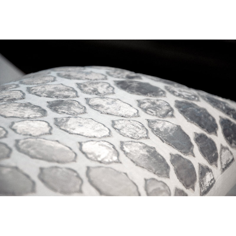 Tile Lumbar Pillow Cover & Insert, Steel